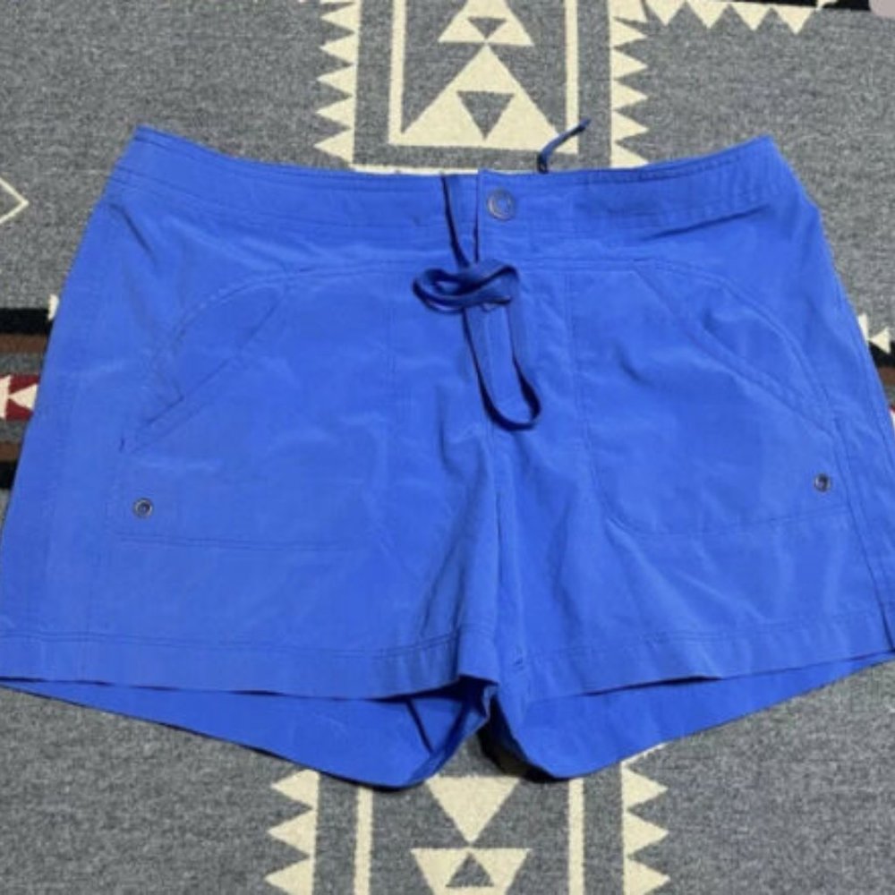 Athleta Women's Size 6 Costa Quick Drying Swim Board Shorts, Blue
